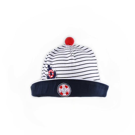 Set e cappello da marinaio per neonato