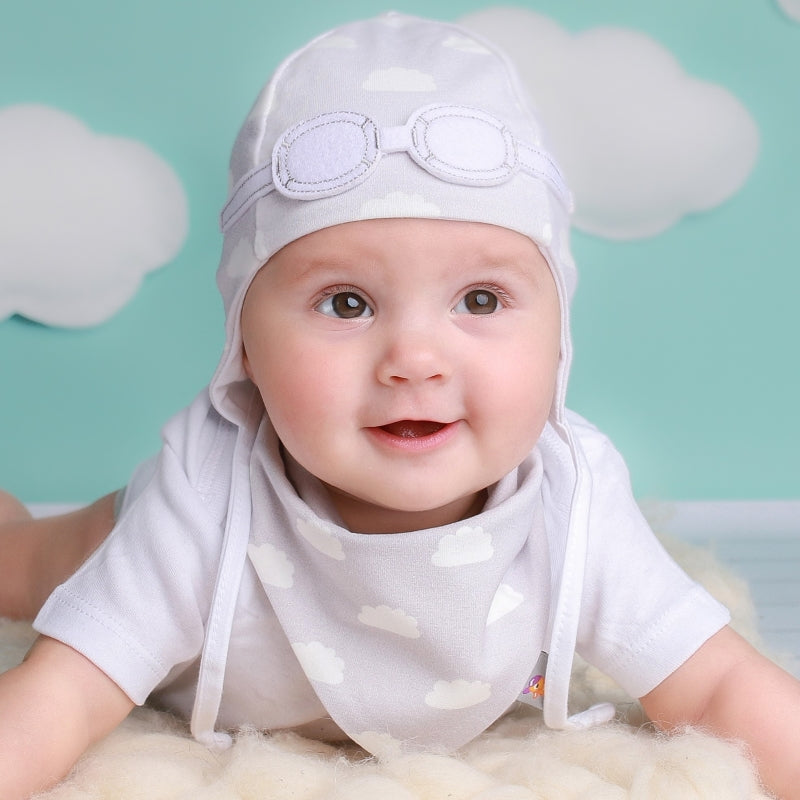 Baby Unisex Pilot Hat and Set